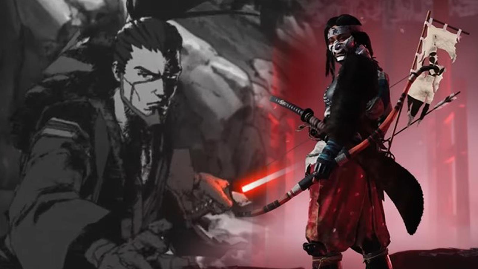 Still from Star Wars: Visions; Promo still from Ghost of Tsushima: Legends