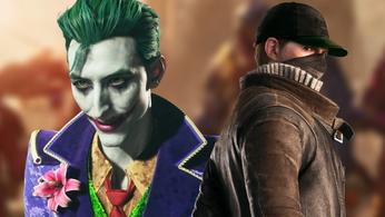 Suicide Squad: Kill the Justice League and Aiden from Watch Dogs next to each other
