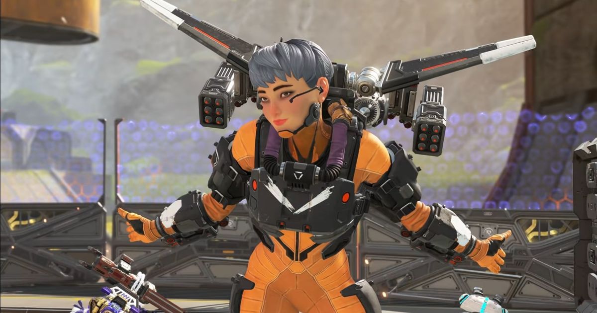 An image of Valkyrie from Apex Legends. 