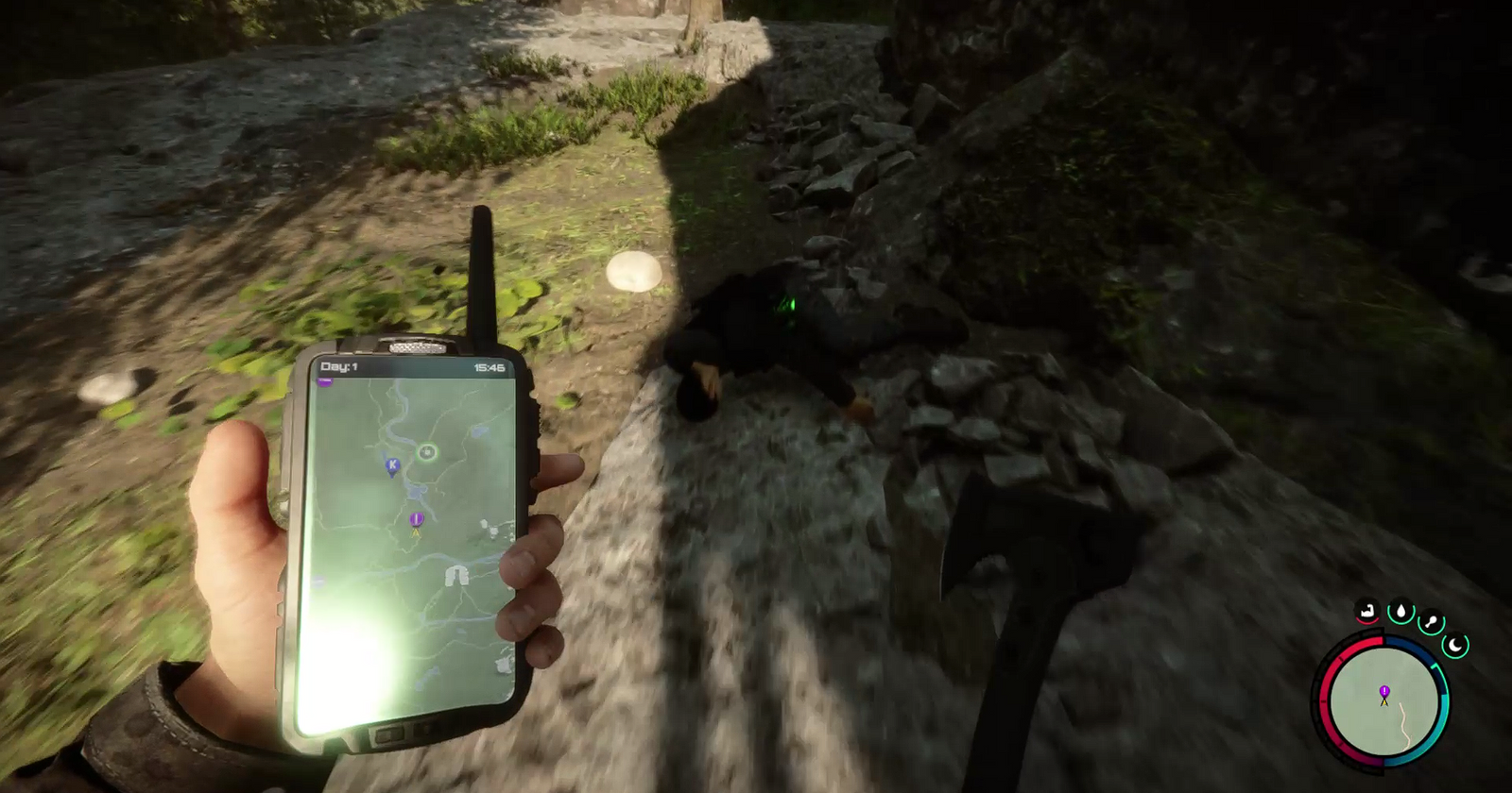 How to use GPS locators in 'Sons of the Forest