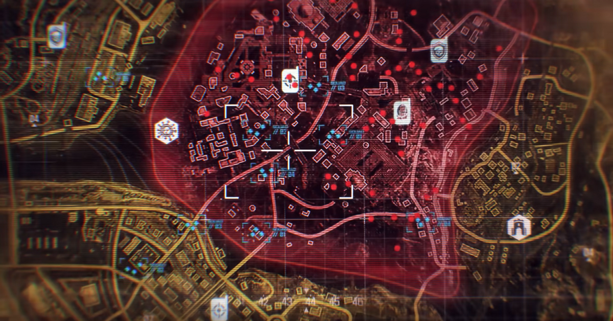Cinematic look at the map in Modern Warfare 3 zombies.