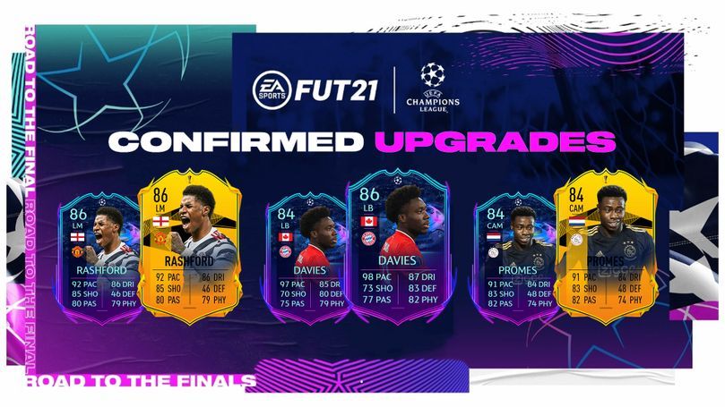 Champions league cheap upgrade cards