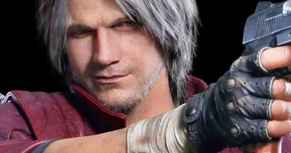 A portrait shot of Dante from Devil May Cry