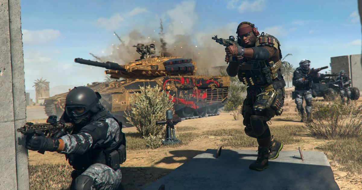 Multiple characters with weapons in Modern Warfare 2