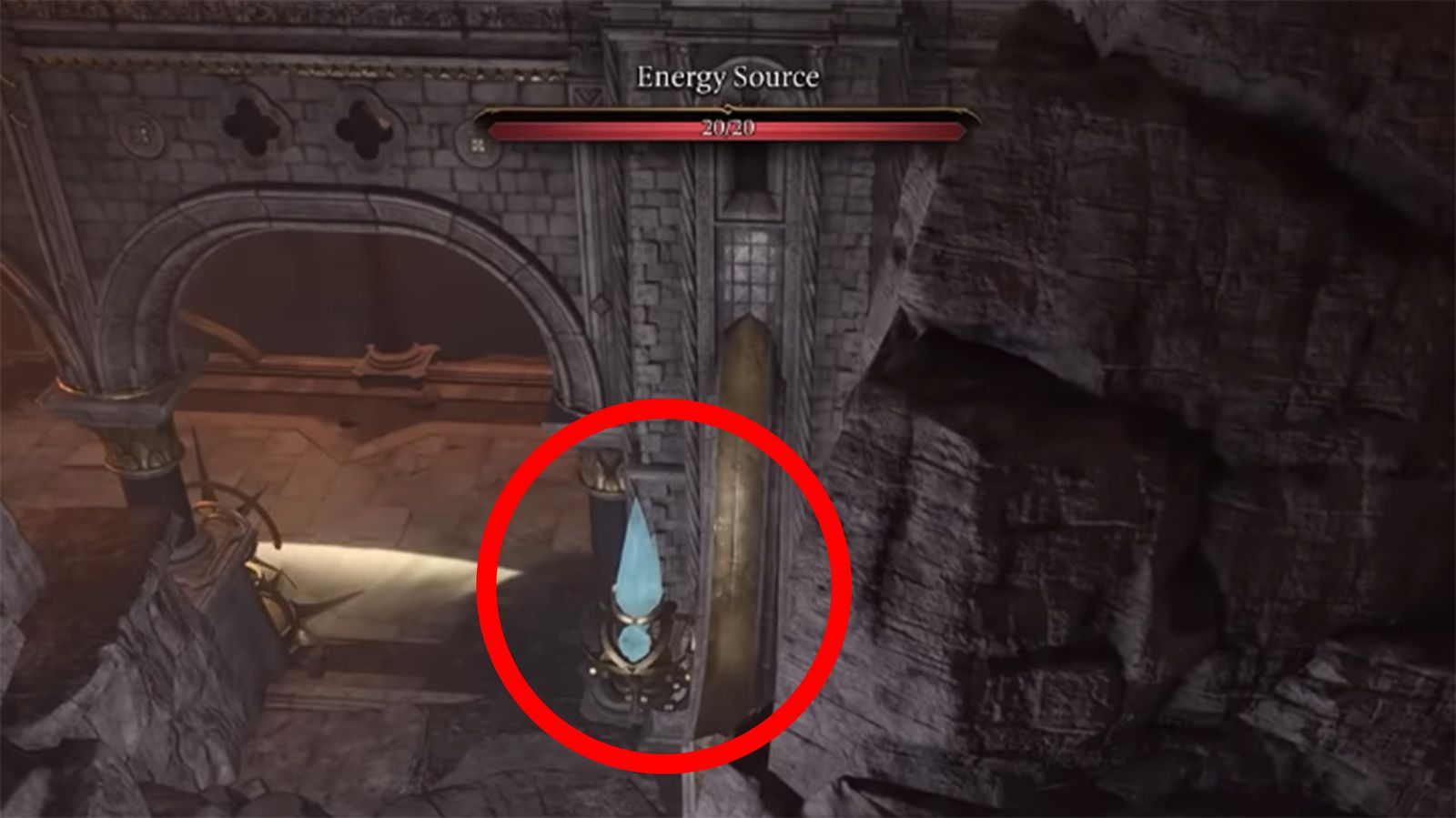 A screenshot of the second crystal in Baldur's Gate 3.
