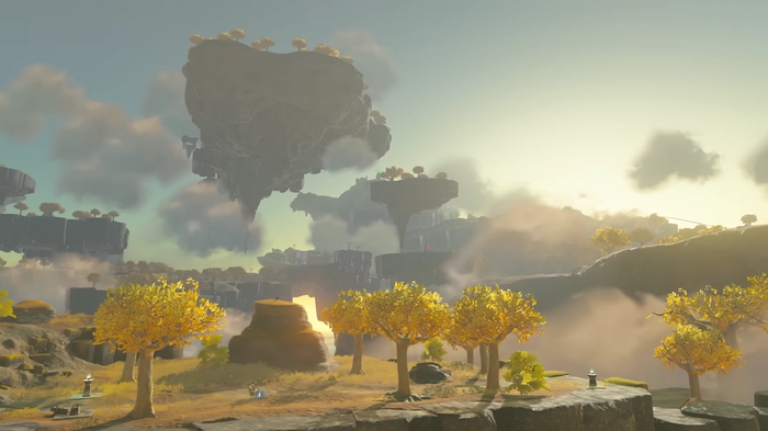 an image of the world in Zelda tears of the kingdom
