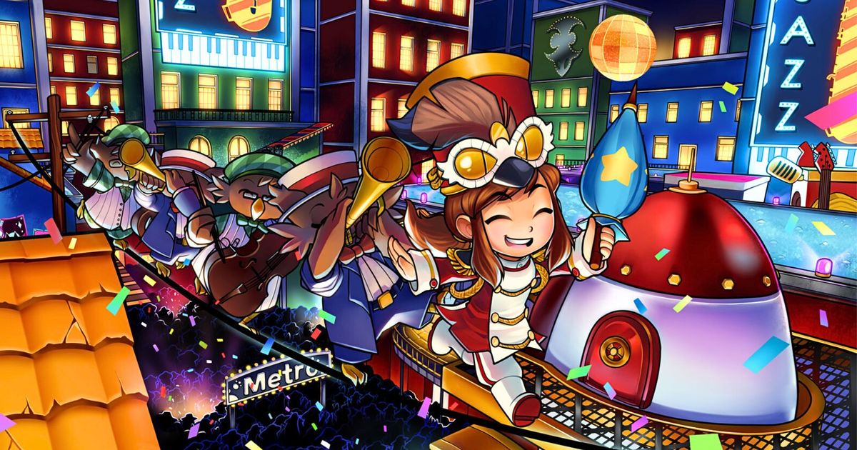 A promotional image for A Hat in Time