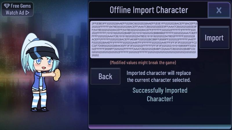 Give me some offline import codes