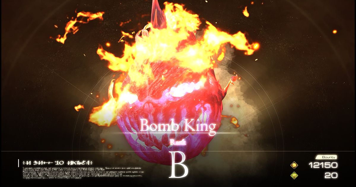 The Bomb King in Final Fantasy 16