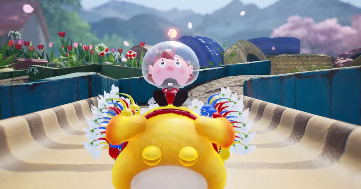 A screenshot from the Pikmin 4 gameplay trailer. 