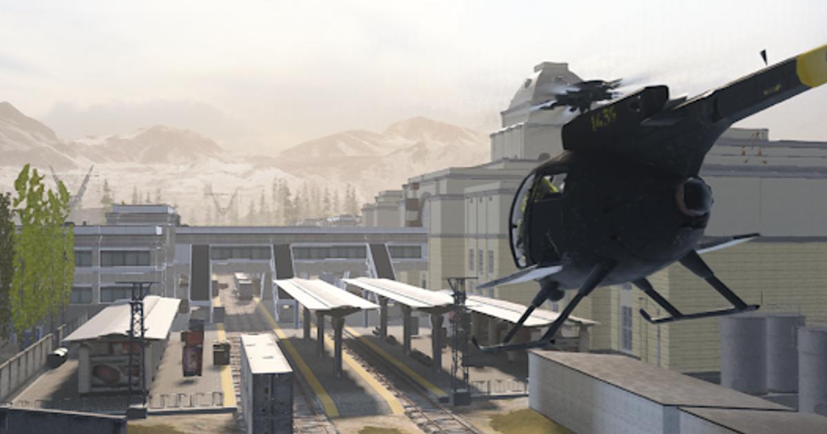 Helicopter in Warzone Mobile