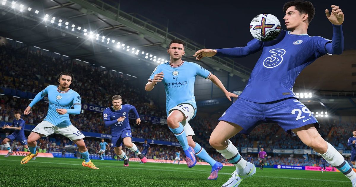 Image showing Kai Havertz and Phil Foden in FIFA 23