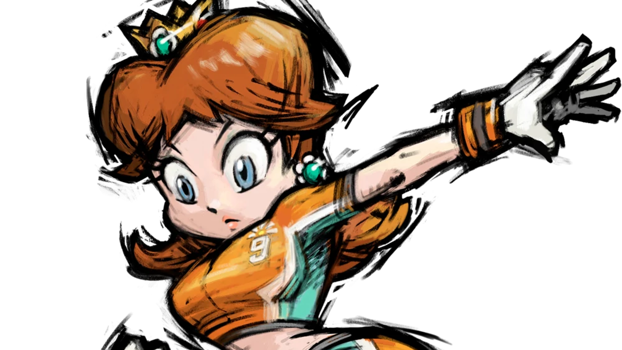 Daisy as she could appear in Mario Strikers: Battle League.
