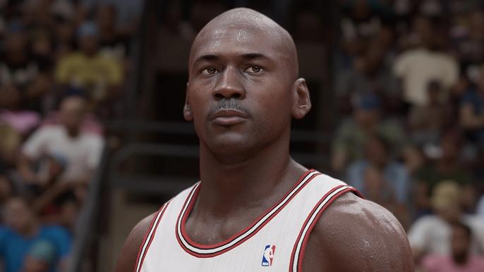 Image of Michael Jordan in NBA 2K23.