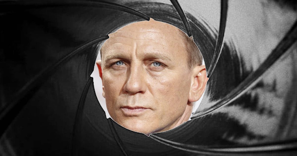 James Bond in the Bond fun barrel 