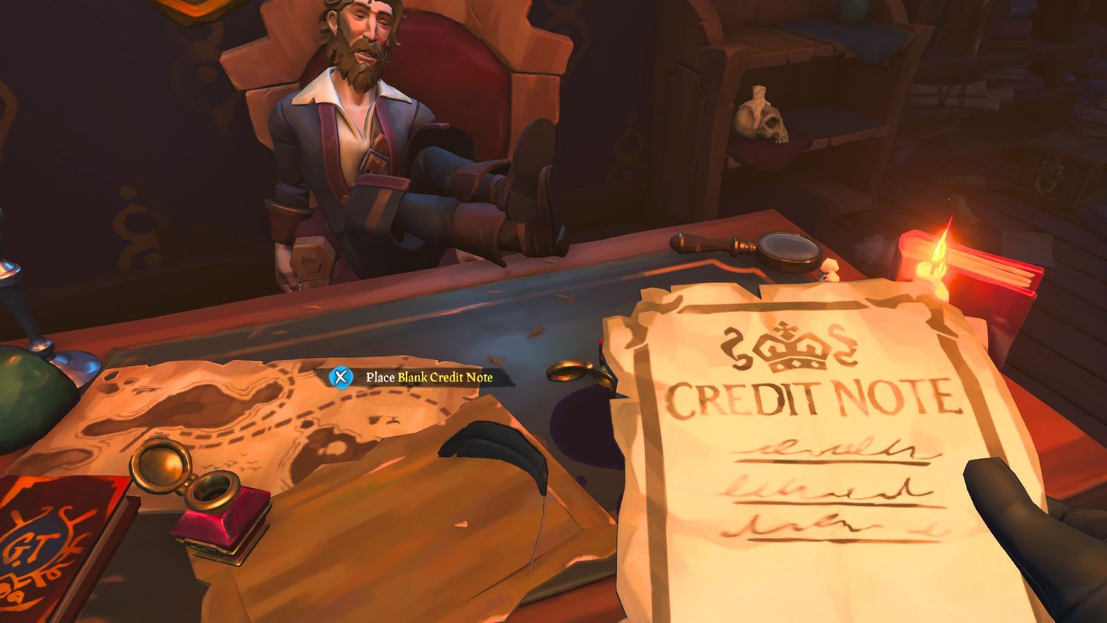Sea of Thieves Quest for Guybrush signed credit note 