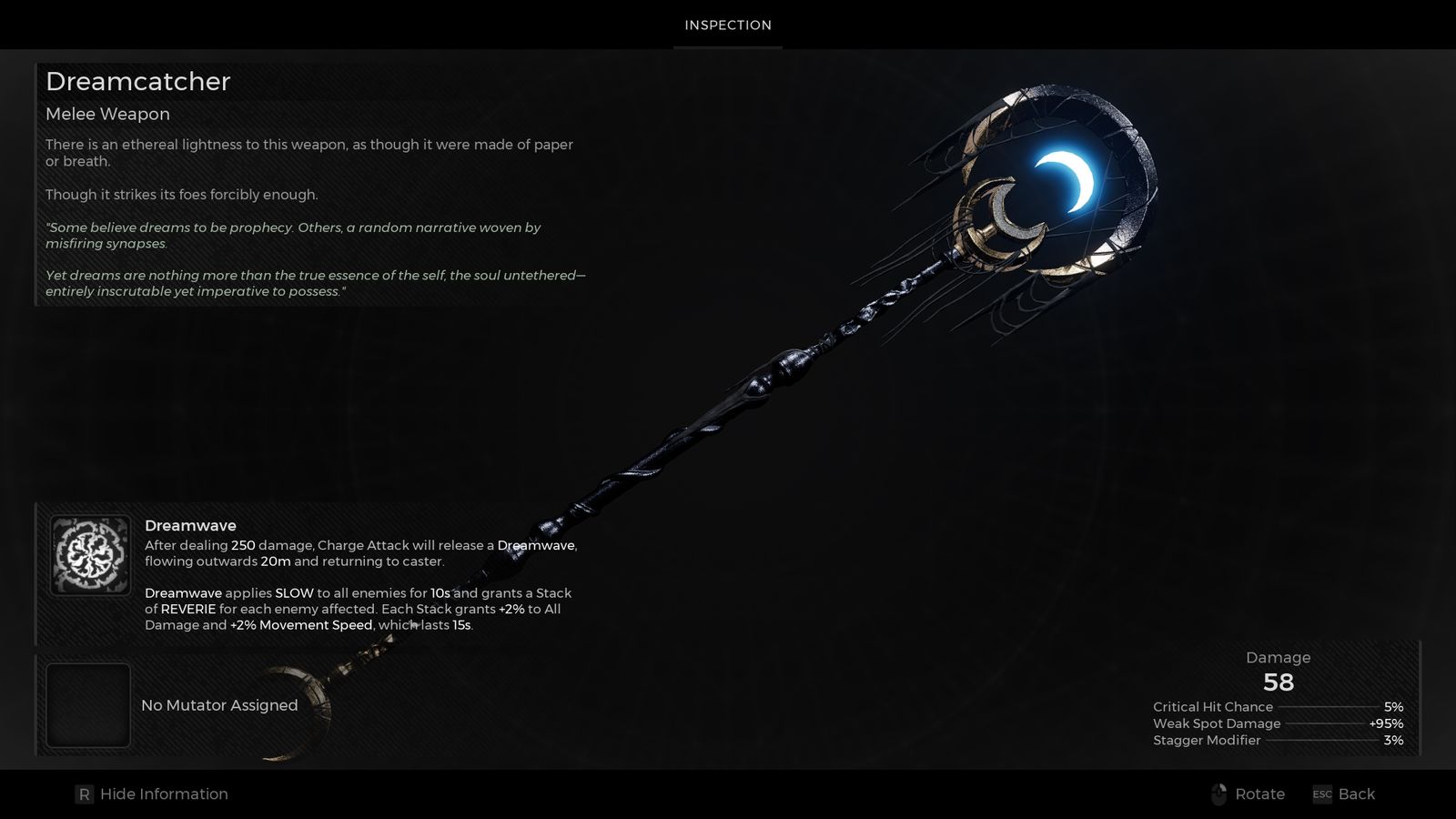 The Dreamcatcher in Remnant 2.