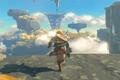 Link running in Zelda Tears of the Kingdom.