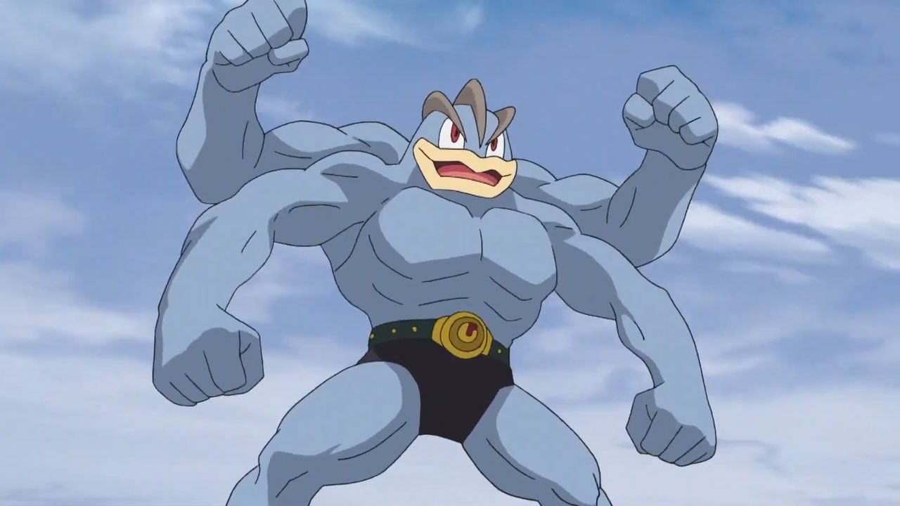 Best Slaking counter Machamp as seen in the Pokemon anime.