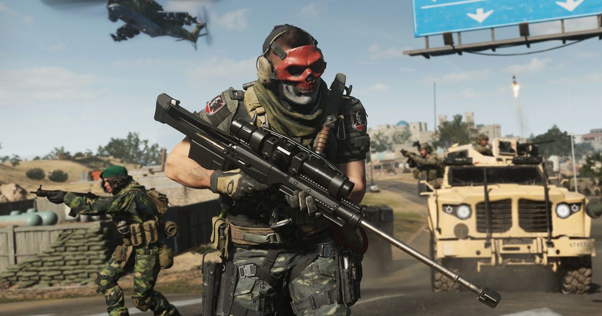 Image showing Warzone 2 player holding sniper rifle