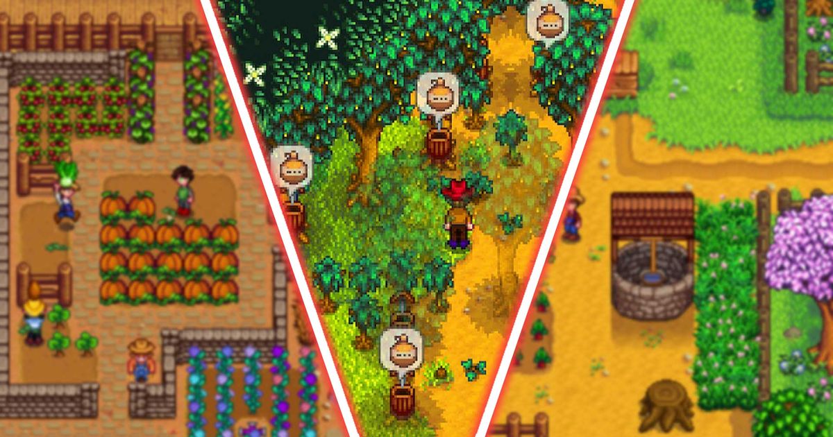 Using tappers in Stardew Valley.