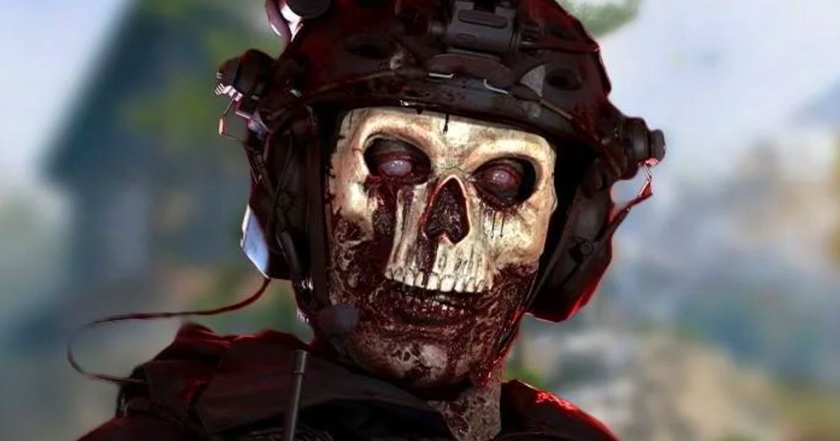 Call of Duty Modern Warfare 3 Zombie Ghost Riley portrait shot 
