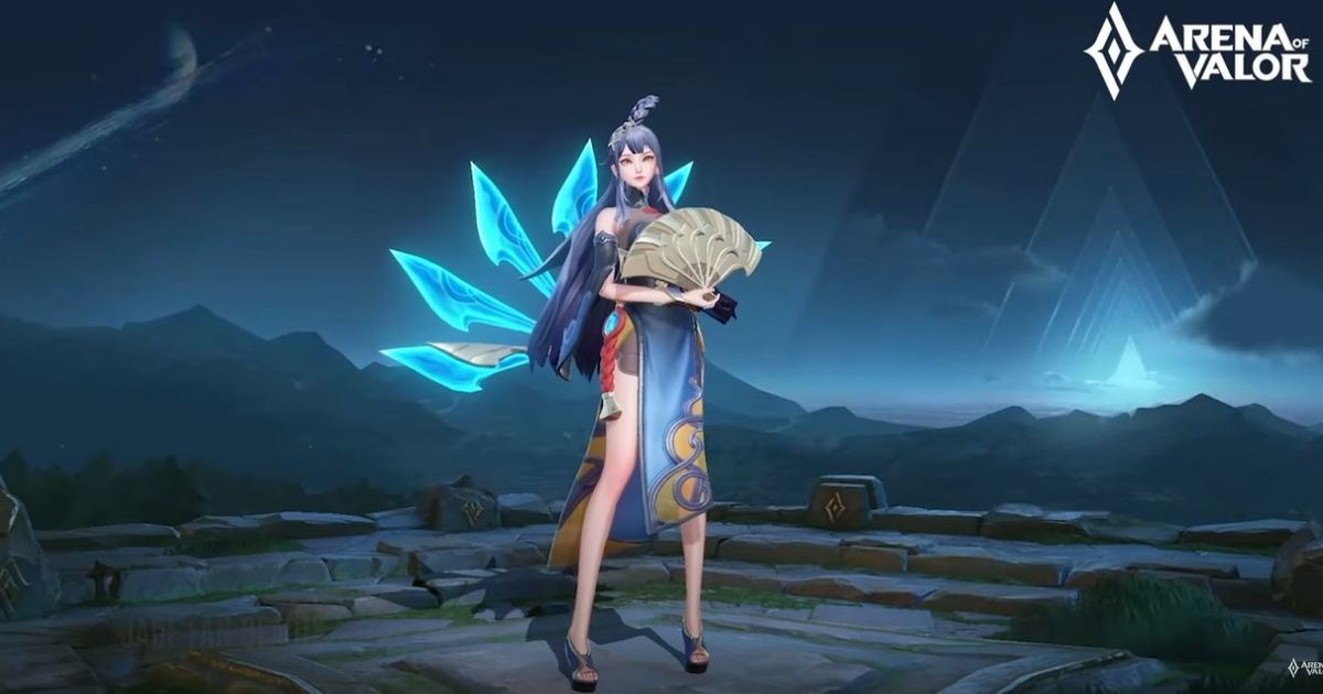 Artwork for Arena of Valor featuring the latest hero, Yue
