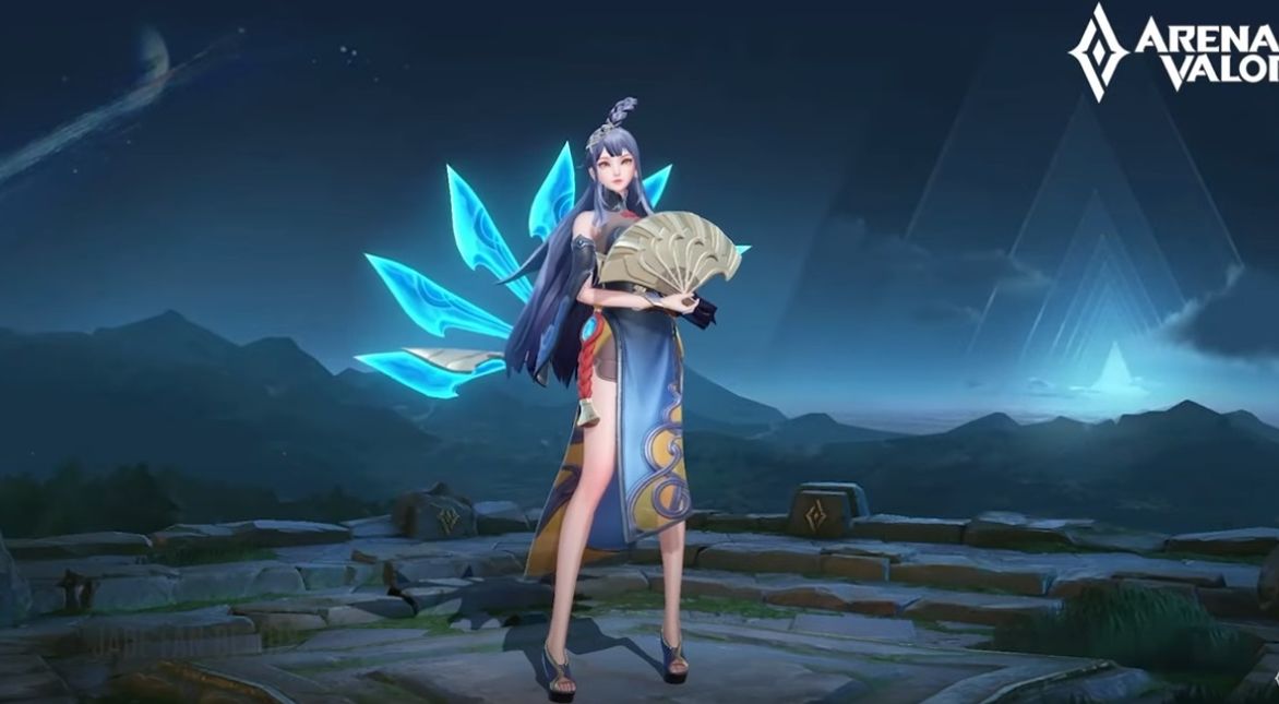 Artwork for Arena of Valor featuring the latest hero, Yue