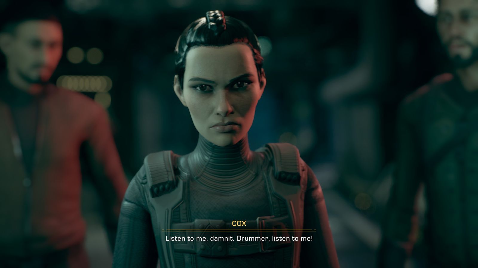 A dialogue sequence in Telltale's The Expanse.