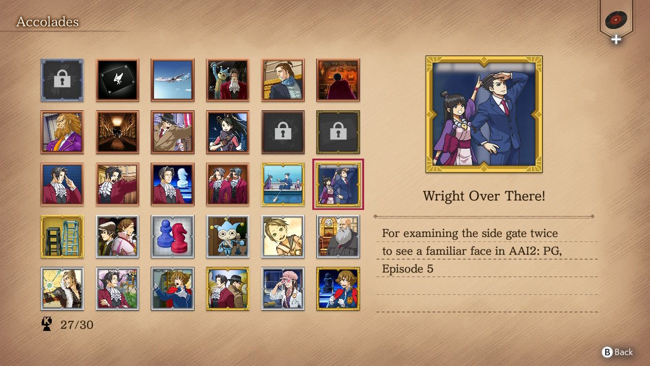 Ace Attorney Investigations: How to Unlock the 'Wright Over There!' Achievement