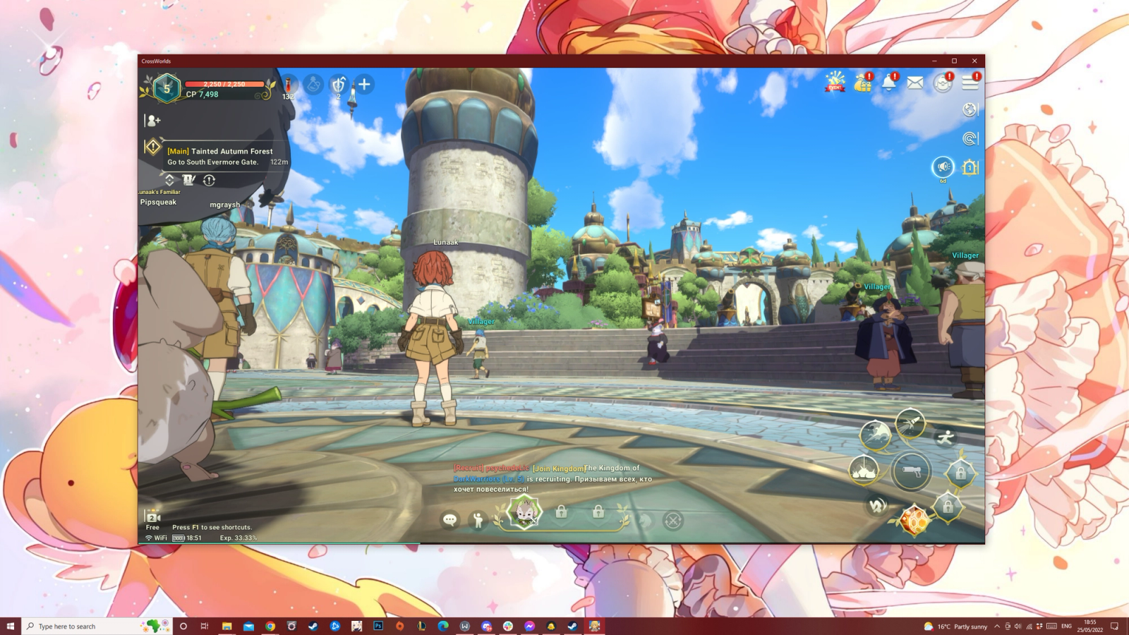 Ni No Kuni: Cross Worlds PC looks better and doesn't risk damaging your phone's battery over prolonged use.