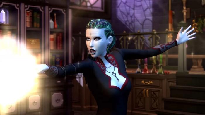 A Spellcaster in The Sims 4