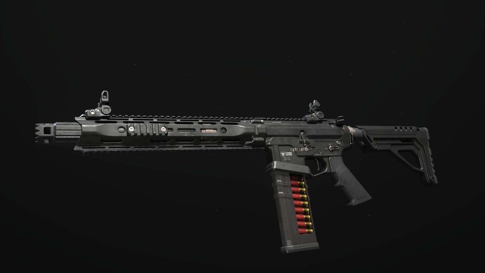 Modern Warfare 3 shotgun on black background