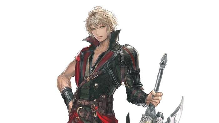 Final Fantasy Brave Exvius character, Rain, in his season 4 portrait.