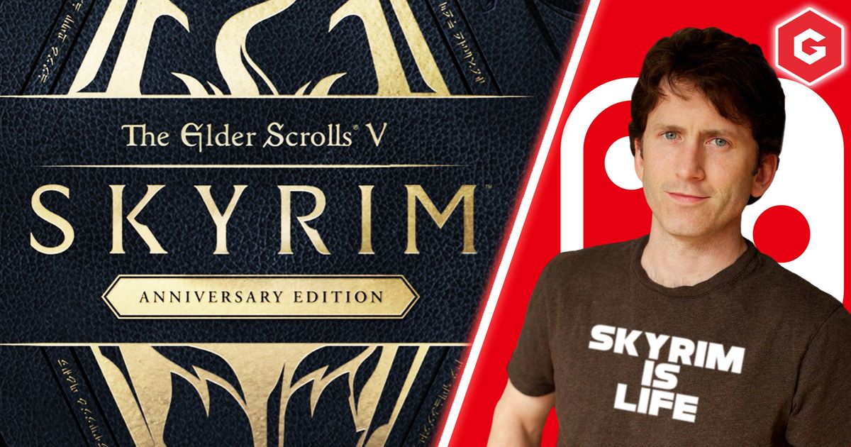 An image of Skyrim Anniversary Edition on the Switch.