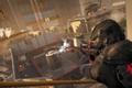 Modern Warfare 3 player holding sniper rifle on Highrise map