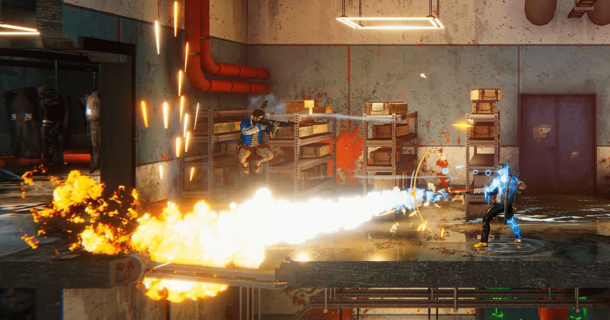 An image of gameplay in Dead Cide Club as players fight.