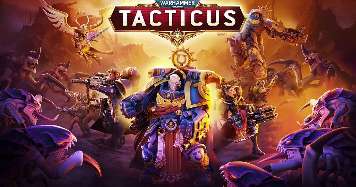 A featured image of the game Warhammer Tacticus 40k