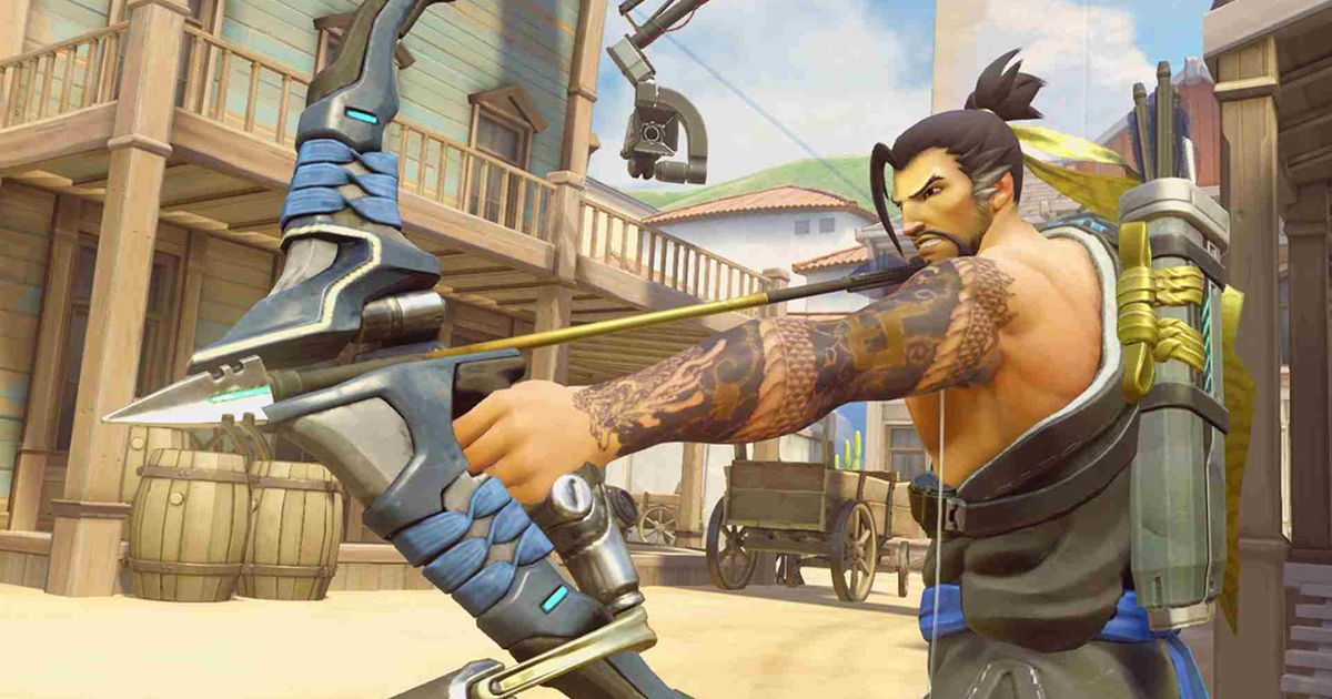 Image of a hero firing a bow and arrow in Overwatch 2.