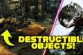 Some destroyed objects in Skyrim.