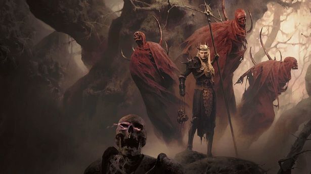 Multiple demons and the character in Diablo 4