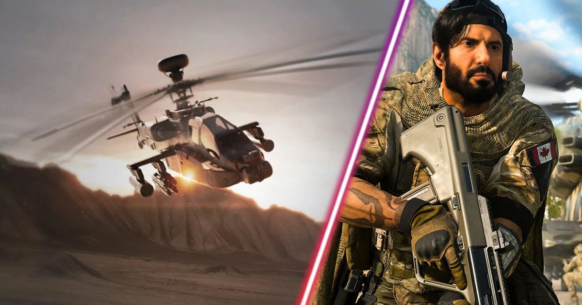 Modern Warfare 2 chopper gunner and Modern Warfare 2 soldier
