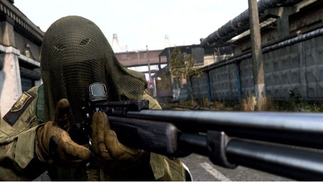 Modern Warfare 3 player holding pump-action shotgun