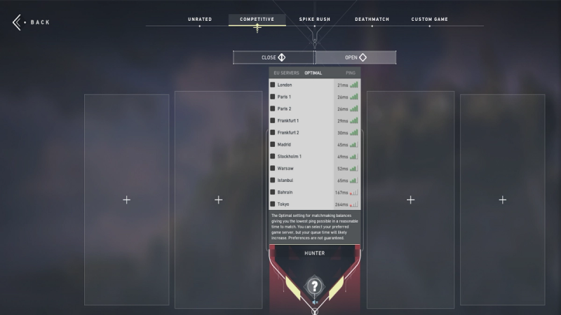 VALORANT Menu Settings Overview 