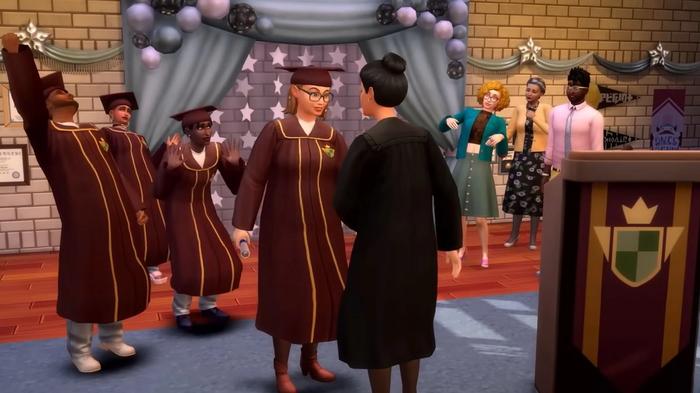 Sims graduation ceremony