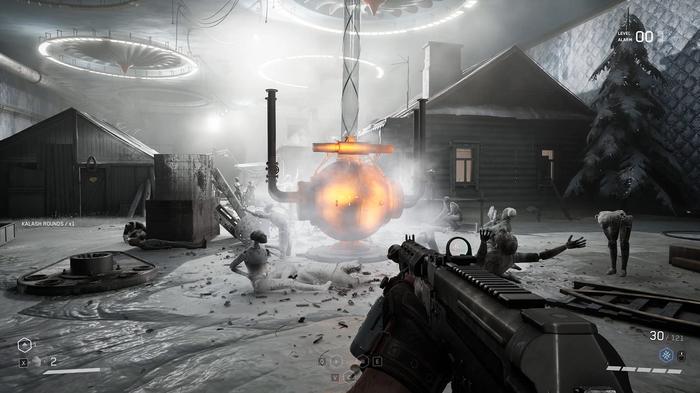A screenshot of Atomic Heart gameplay.