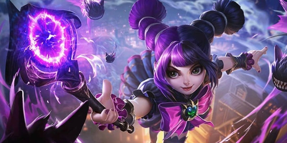 Artwork featuring Lylia from Mobile Legends