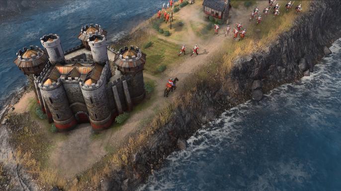 The beginnings of a coastal empire in Age of Empires 4.