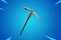 A Fortnite pickaxe in a blue background