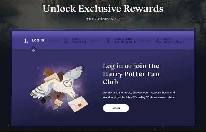 Hogwarts Legacy: How to link Harry Potter Fan Club profile
